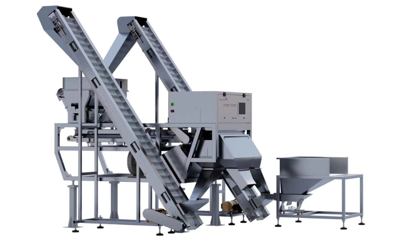 Hệ thống máy bắn màu hạt điều SK Tech