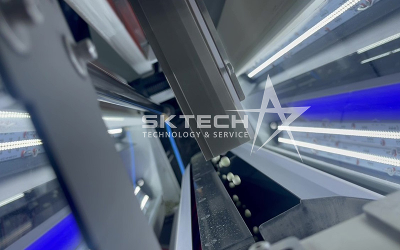 Máy tách màu hạt SK Tech độ chính xác lên đến 99%