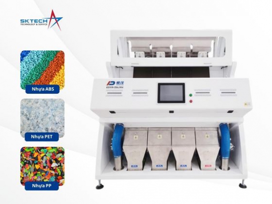 Máy tách màu nhựa tái chế SK4+